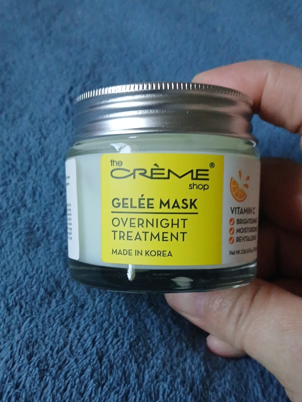 The Crème Shop Gelée Mask Overnight Treatment — Yellow Vitamin C Radiance